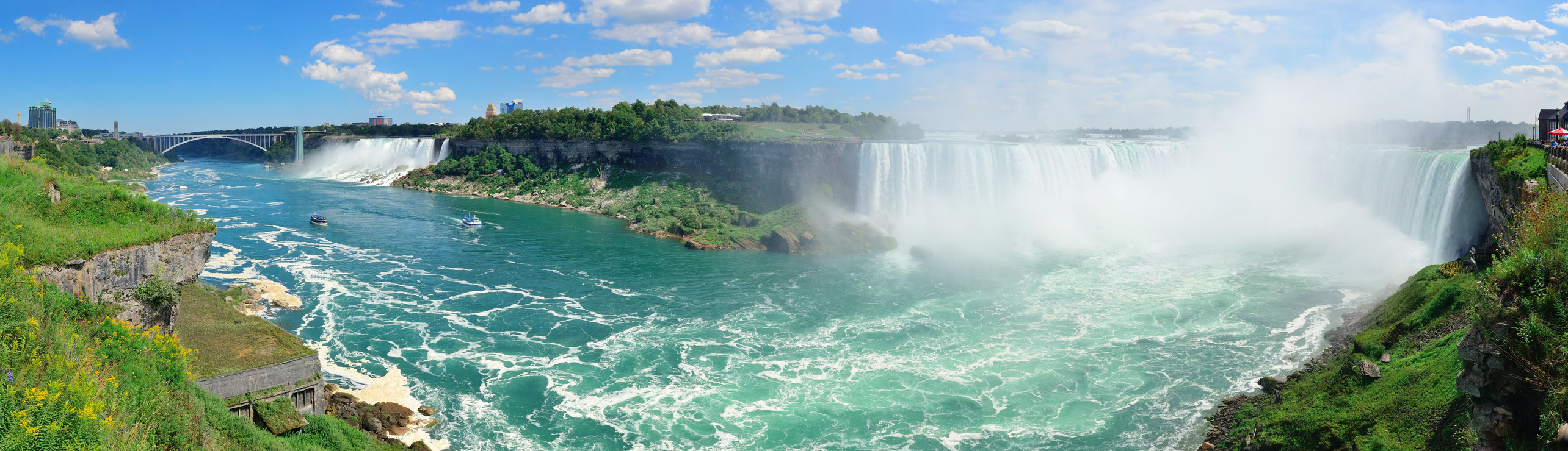 aerial view niagara falls